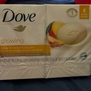 Dove Glowing Soap Mango Butter Almond Butter 8 Pack